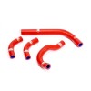 Set furtunuri radiator silicon roșii ALTE HON-19-RD
