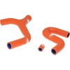 Set furtunuri radiator silicon portocaliu ALTE KTM-23-OR