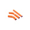 Set furtunuri radiator silicon portocaliu ALTE KTM-44-OR