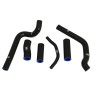 Set furtunuri radiator silicon negru ALTE HON-18-BK