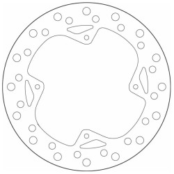 Disc de frână standard fix rotund SBS 5098
