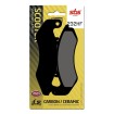 Plăcuță de frână carbon-ceramică hi-tech scuter SBS 232HF Plăcuță de frână carbon-ceramică hi-tech scuter SBS 232HF thumb