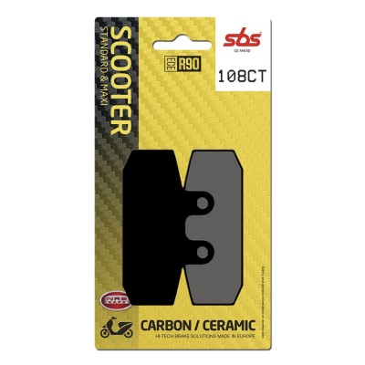 Plăcuță de frână carbon ceramic hi-tech scooter SBS 108CT Plăcuță de frână carbon ceramic hi-tech scooter SBS 108CT