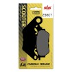 Plăcuță de frână carbon ceramic hi-tech scooter SBS 230CT Plăcuță de frână carbon ceramic hi-tech scooter SBS 230CT thumb