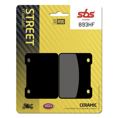 Plăcuțe de frână ceramice pentru stradă SBS 893HF Plăcuțe de frână ceramice pentru stradă SBS 893HF