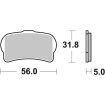 Plăcuță de frână ceramică street SBS 939HF Plăcuță de frână ceramică street SBS 939HF thumb