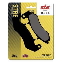 Plăcuță de frână ceramică street SBS 968HF Plăcuță de frână ceramică street SBS 968HF