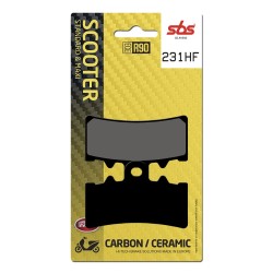 Plăcuță de frână ceramică street SBS 231HF Plăcuță de frână ceramică street SBS 231HF