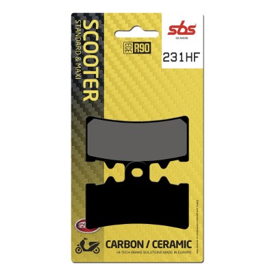 Plăcuță de frână ceramică street SBS 231HF