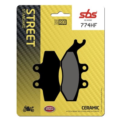 Plăcuță de frână ceramică pentru stradă SBS 774HF Plăcuță de frână ceramică pentru stradă SBS 774HF