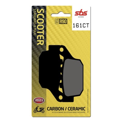 Plăcuță de frână carbon ceramic hi-tech scuter SBS 161CT Plăcuță de frână carbon ceramic hi-tech scuter SBS 161CT