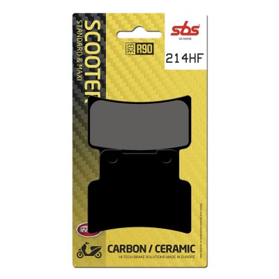 Plăcuță de frână ceramic street SBS 214HF Plăcuță de frână ceramic street SBS 214HF
