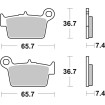 Plăcuță de frână ceramică street SBS 861HF Plăcuță de frână ceramică street SBS 861HF thumb