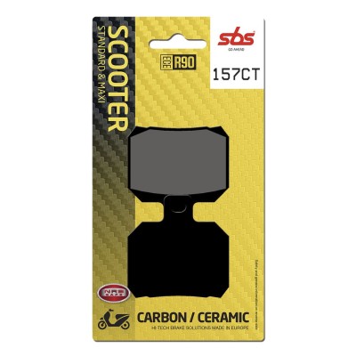 Plăcuță de frână carbon hi-tech street SBS 157CT Plăcuță de frână carbon hi-tech street SBS 157CT