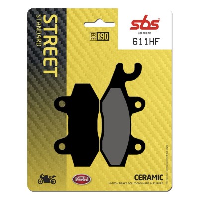 Plăcuță de frână ceramic street SBS 611HF Plăcuță de frână ceramic street SBS 611HF