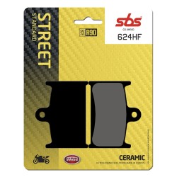 Plăcuță de frână ceramică street SBS 624HF Plăcuță de frână ceramică street SBS 624HF