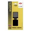 Plăcuță de frână ceramică street SBS 117HF Plăcuță de frână ceramică street SBS 117HF thumb