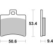 Plăcuță de frână carbon hi-tech street SBS 152CT thumb