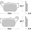 Plăcuță de frână ceramică street SBS 221HF Plăcuță de frână ceramică street SBS 221HF thumb