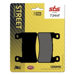Plăcuță de frână ceramică street SBS 734HF Plăcuță de frână ceramică street SBS 734HF