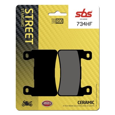Plăcuță de frână ceramică street SBS 734HF