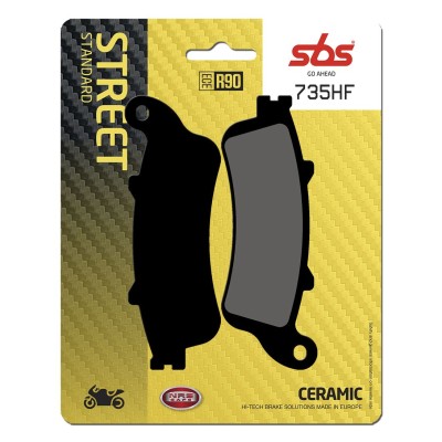 Plăcuță de frână ceramică street SBS 735HF