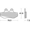 Plăcuță de frână ceramică street SBS 148HF Plăcuță de frână ceramică street SBS 148HF thumb