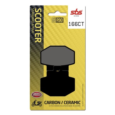 Plăcuță de frână carbon hi-tech street SBS 166CT Plăcuță de frână carbon hi-tech street SBS 166CT