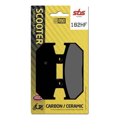Plăcuță de frână ceramică street SBS 182HF Plăcuță de frână ceramică street SBS 182HF