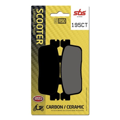 Plăcuță de frână carbon hi-tech street SBS 195CT Plăcuță de frână carbon hi-tech street SBS 195CT