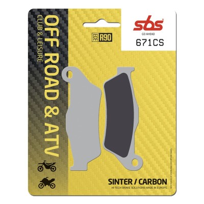 Plăcuță de frână carbon sinter hi-tech SBS 671CS Plăcuță de frână carbon sinter hi-tech SBS 671CS