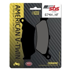 Plăcuță de frână ceramică street SBS 674H.HF Plăcuță de frână ceramică street SBS 674H.HF