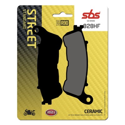 Plăcuță de frână ceramică stradală SBS 828HF Plăcuță de frână ceramică stradală SBS 828HF