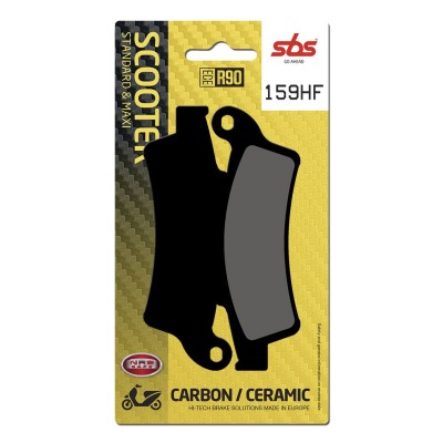 Plăcuță de frână ceramică street SBS 159HF Plăcuță de frână ceramică street SBS 159HF