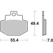 Plăcuță de frână ceramică street SBS 166HF Plăcuță de frână ceramică street SBS 166HF thumb