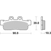 Plăcuță de frână ceramică street SBS 207HF Plăcuță de frână ceramică street SBS 207HF thumb