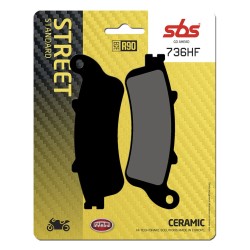 Plăcuță de frână ceramică street SBS 736HF