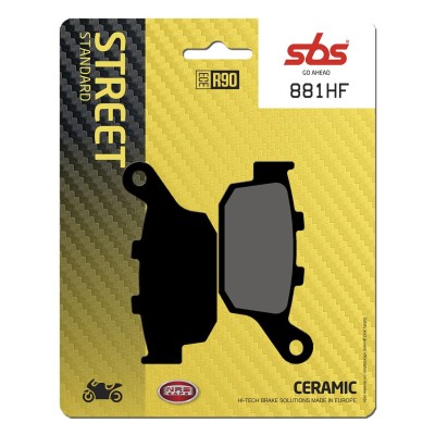 Plăcuță de frână ceramică street SBS 881HF