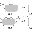 Plăcuță de frână ceramică street SBS 881HF Plăcuță de frână ceramică street SBS 881HF thumb