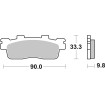 Plăcuță de frână ceramică street SBS 204HF Plăcuță de frână ceramică street SBS 204HF thumb