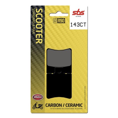 Plăcuță de frână carbon hi-tech street SBS 143CT Plăcuță de frână carbon hi-tech street SBS 143CT