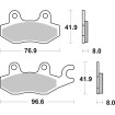 Plăcuță de frână ceramică street SBS 134HF thumb