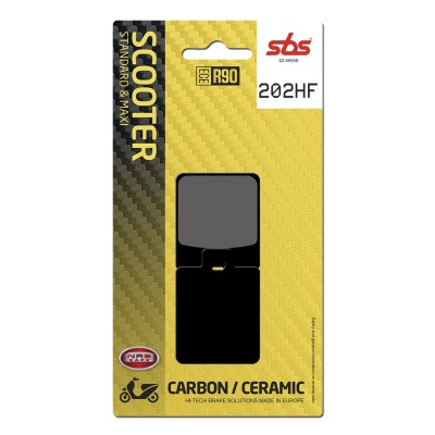 Plăcuță de frână ceramică street SBS 202HF Plăcuță de frână ceramică street SBS 202HF