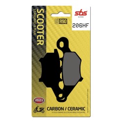 Plăcuță de frână ceramică street SBS 206HF Plăcuță de frână ceramică street SBS 206HF
