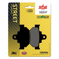 Plăcuță de frână HF-series carbon/ceramic SBS 582HF Plăcuță de frână HF-series carbon/ceramic SBS 582HF