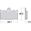 Plăcuțe de frână SBS 631DC SBS 631DC Plăcuțe de frână SBS 631DC SBS 631DC thumb