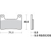 Plăcuțe de frână SBS 806DC SBS 806DC Plăcuțe de frână SBS 806DC SBS 806DC thumb
