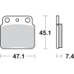 Plăcuțe de frână SBS 649SI SBS 649SI Plăcuțe de frână SBS 649SI SBS 649SI thumb