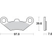 Plăcuțe de frână SBS 716ATS SBS 716ATS Plăcuțe de frână SBS 716ATS SBS 716ATS thumb