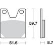 Plăcuțe de frână SBS 733LS.S SBS 733LS Plăcuțe de frână SBS 733LS.S SBS 733LS thumb